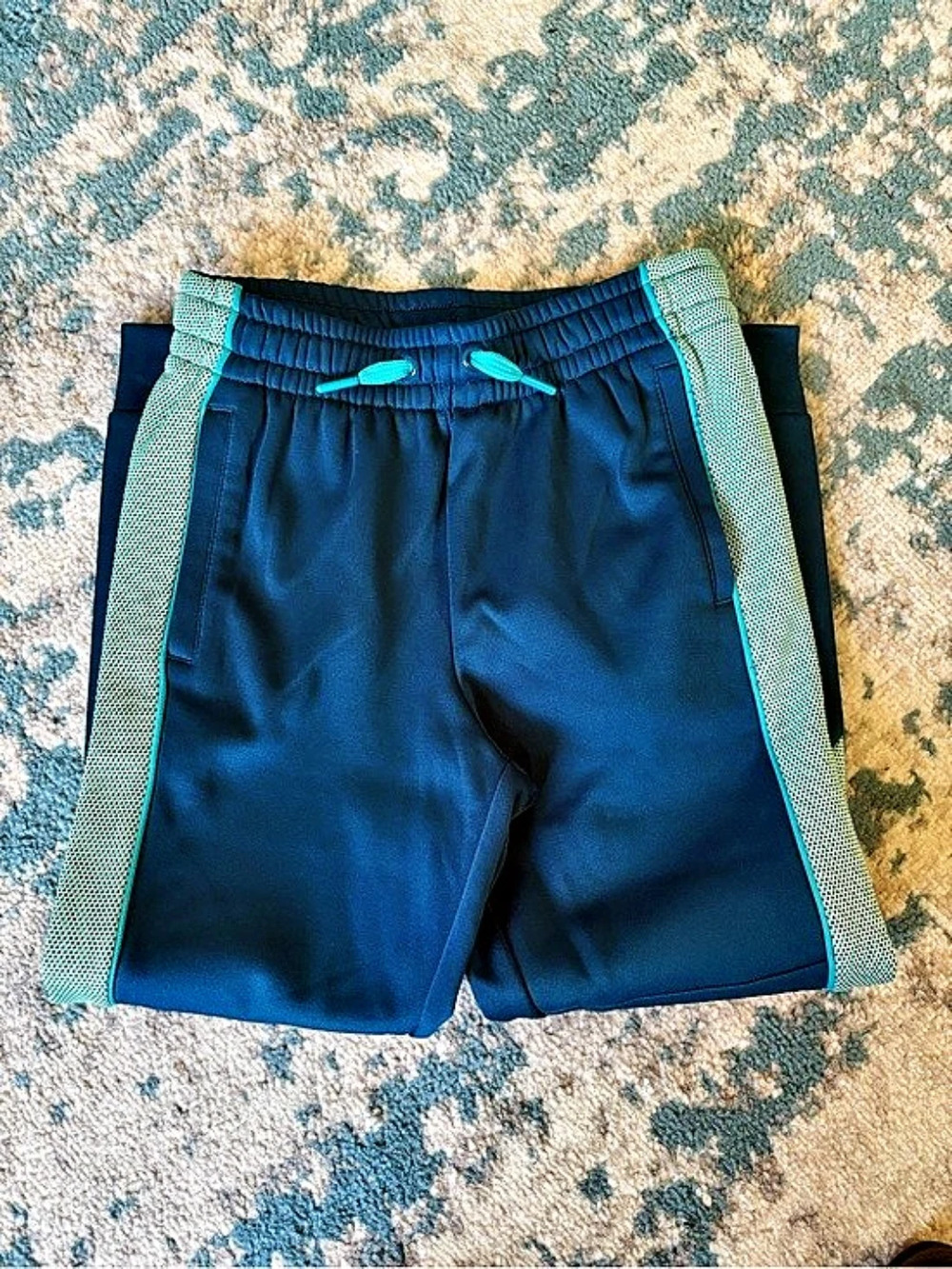 Tek Gear Boys Tricot Jogger Pants Blue S (8) Like New